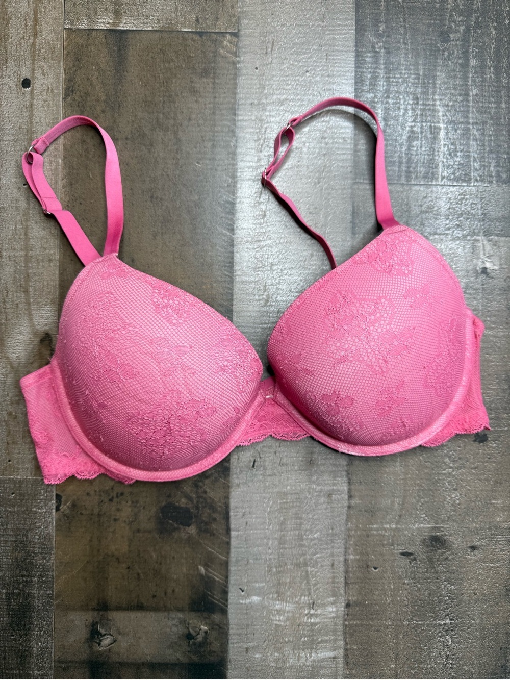 Vintage Victoria's Secret Pink BioFit Unlined Full Coverage 38C